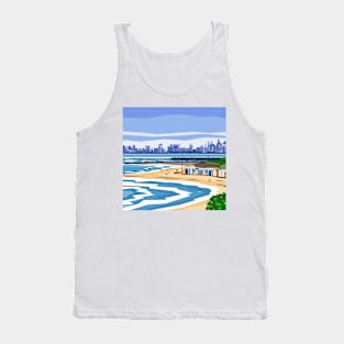 Melbourne Beach Huts Tank Top